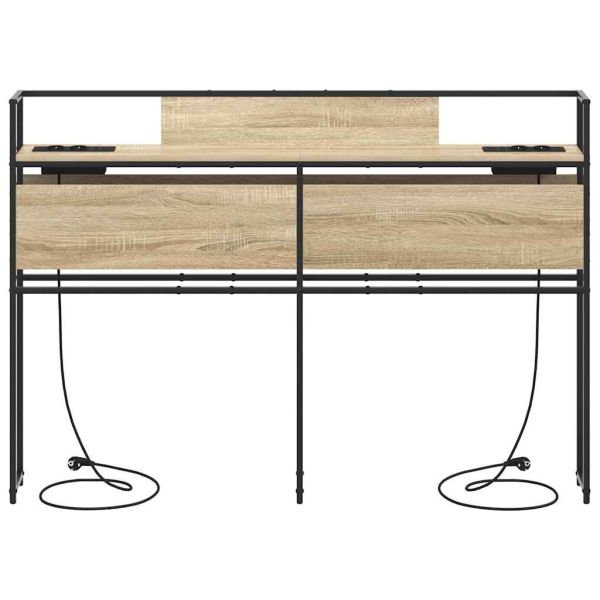 Табла за съхранение с рафт дъб сонома 160 cm Инженерно дърво