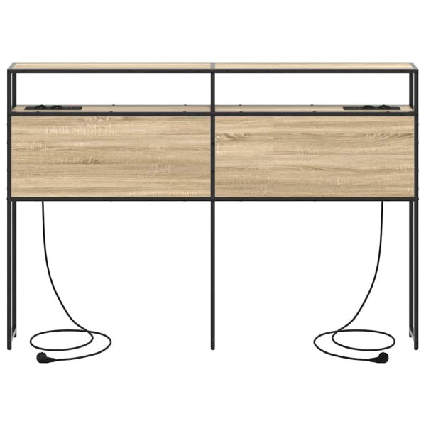 Табла за съхранение с рафт дъб сонома 150 cm Инженерно дърво