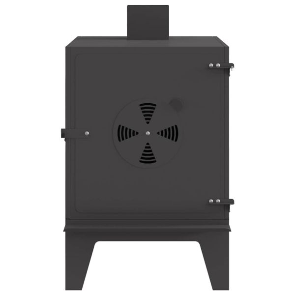 Къмпинг котлон Черно 35 x 50 x 60 см Студено валцована стомана