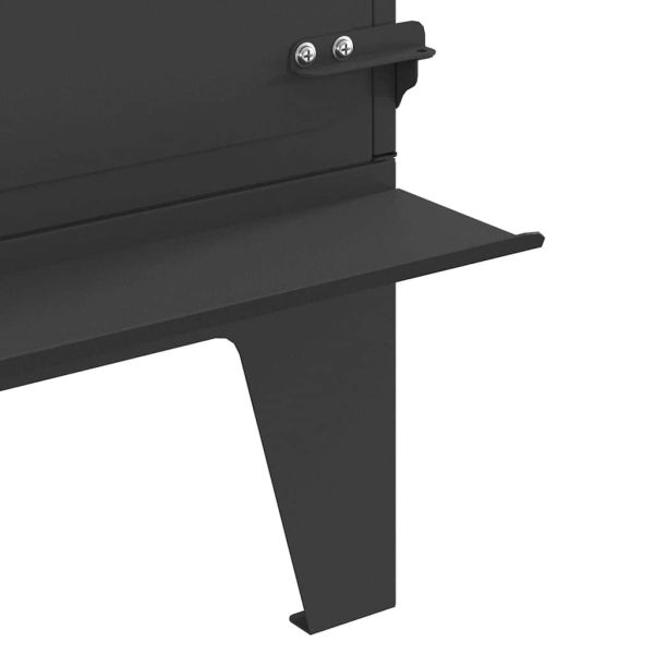 Къмпинг котлон Черно 35 x 50 x 60 см Студено валцована стомана