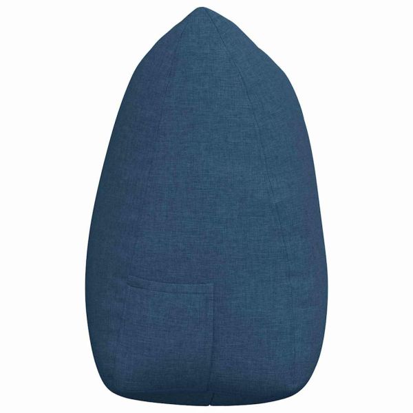 Възглавница за гръб Синьо 140 x 24 x 50 см текстил