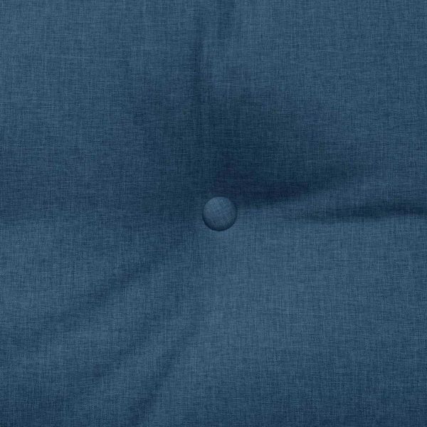 Възглавница за гръб Синьо 140 x 24 x 50 см текстил