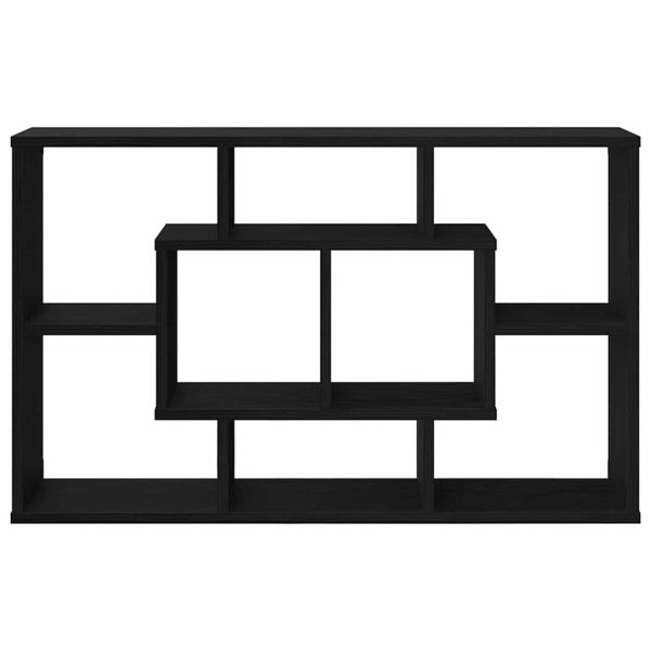 Стенен рафт с рафт Черния дъб 85 x 16 x 52,5 см Инженерно дърво