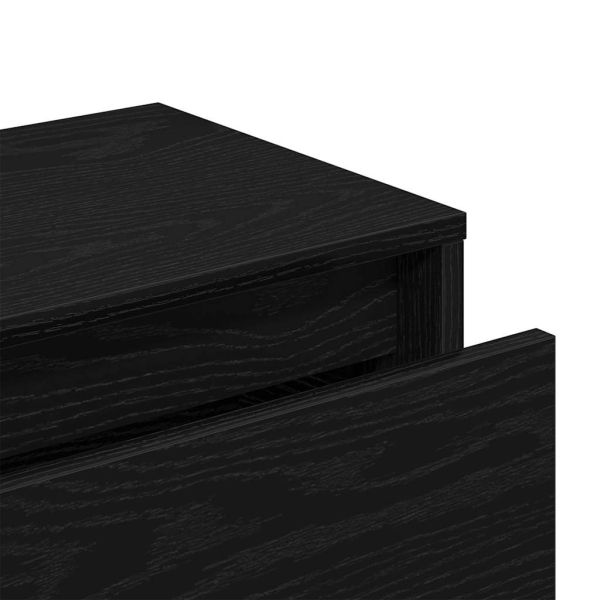 Комплект мебели за антре 4 pcs Черния дъб Инженерно дърво