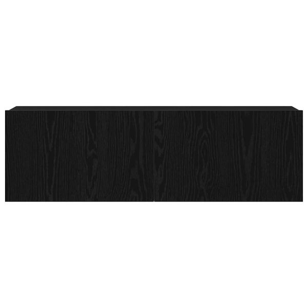 ТВ шкаф Черния дъб 100 x 30 x 30 cm Инженерно дърво