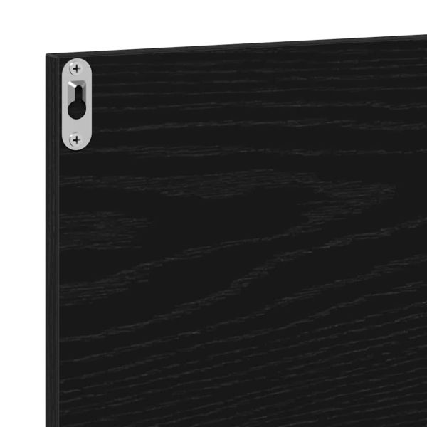 Огледален рафт Черния дъб 60 x 10,5 x 37 cm Инженерно дърво