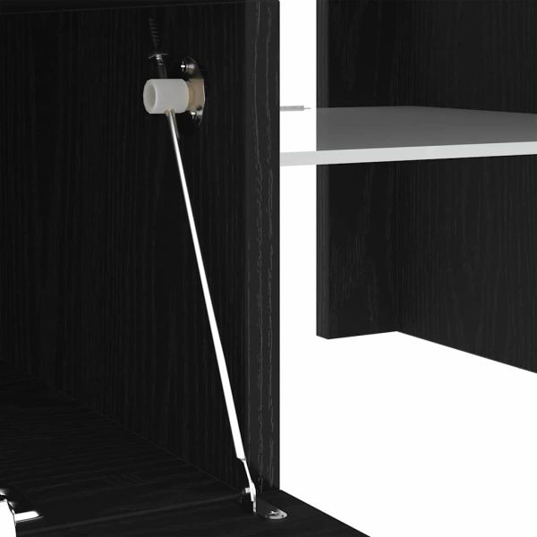 ТВ шкаф с чекмедже Черния дъб 120 x 35 x 40 см Инженерно дърво