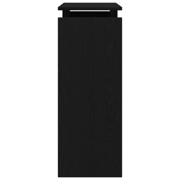 Конзолна маса Черния дъб 80 x 30 x 80 см Инженерно дърво