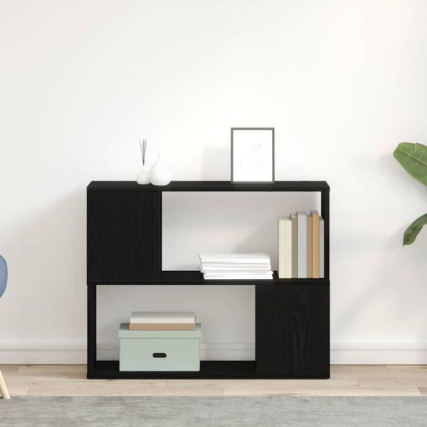 Комплект ТВ шкаф Черния дъб 80 x 24 x 63 cm Инженерно дърво