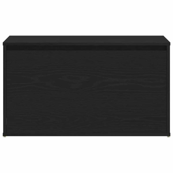 Пейка с чекмедже Черно 80 x 40 x 45 см Инженерно дърво