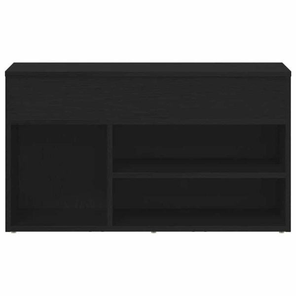 Пейка за обувки Черния дъб 80 x 30 x 45 cm Инженерно дърво