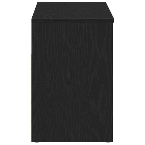 Пейка за обувки Черния дъб 80 x 30 x 45 cm Инженерно дърво