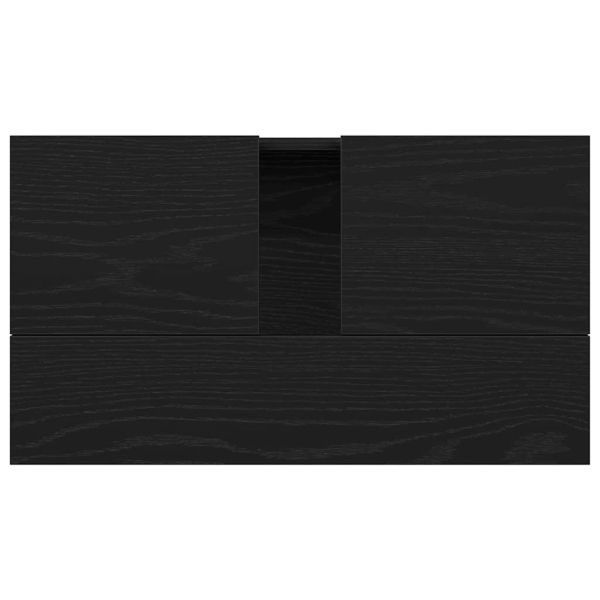 Шкаф за мивка в баня Черния дъб 58 x 33 x 60 см Инженерно дърво