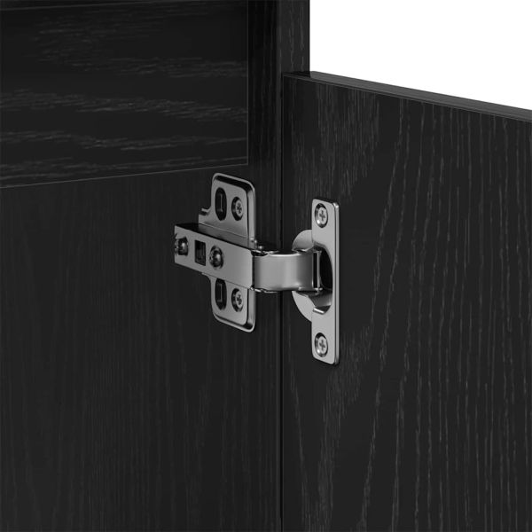 Шкаф за мивка в баня Черния дъб 58 x 33 x 60 см Инженерно дърво