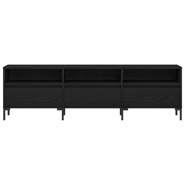 ТВ шкаф Черния дъб 150 x 30 x 44,5 см Инженерно дърво