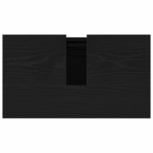 Шкаф за мивка в баня Черния дъб 58 x 33 x 60 см Инженерно дърво