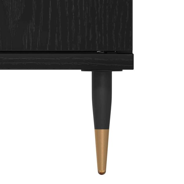 Шкаф за мивка в баня Черния дъб 80 x 33 x 60 см Инженерно дърво