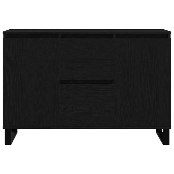 Служебен шкаф Черен дъб 101.5 x 35 x 70 см Инженерно дърво