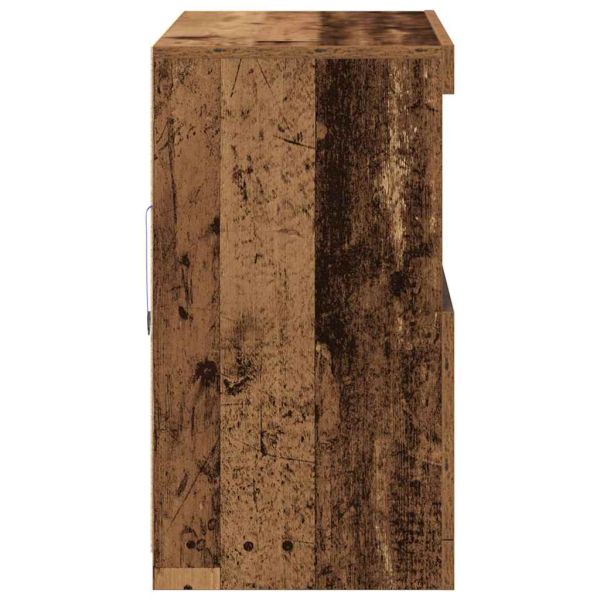 Служебен шкаф Кафяво 81 x 37 x 67 см Инженерно дърво