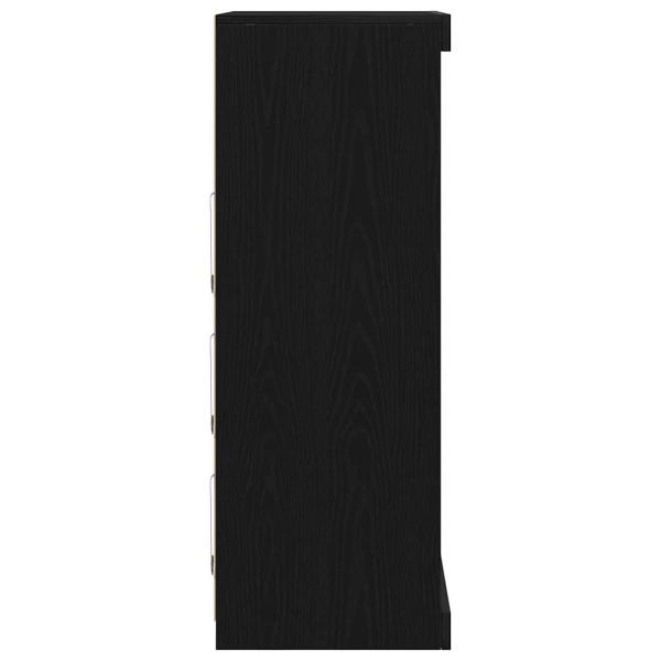 Служебен шкаф Черния дъб 60.5 x 37 x 100 см Инженерно дърво