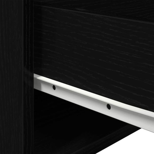 Стенен шкаф за нощно шкафче 2 pcs Черния дъб 50 x 36 x 30 см