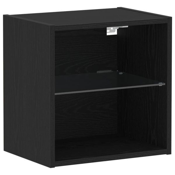 Комплект ТВ шкаф 2 pcs Черния дъб 40 x 30 x 30 см