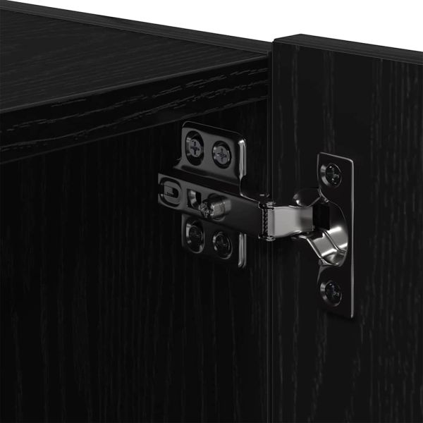 TV стенен шкаф Черния дъб 80 x 35 x 31 cm Инженерно дърво