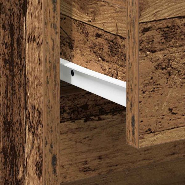 Нощен шкаф 2 pcs Старо дърво 45 x 34 x 44,5 см Инженерно дърво