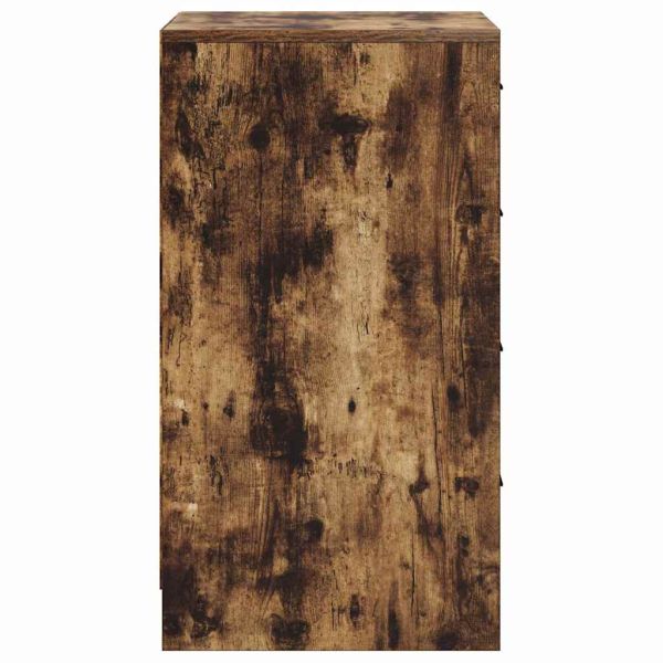 Служебен шкаф Опушен дъб 40 x 41 x 75 см Инженерно дърво