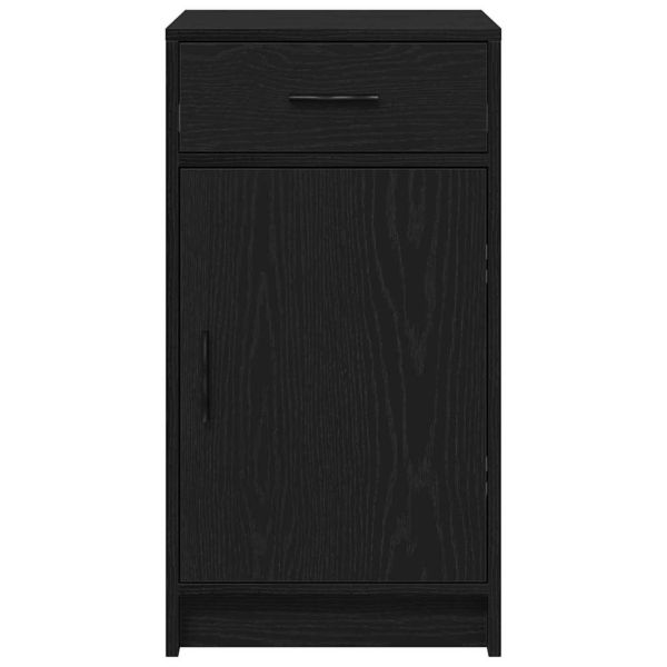 Служебен шкаф Черен дъб 40 x 40.5 x 75 см Инженерно дърво