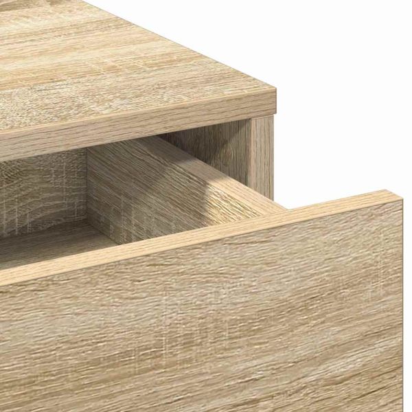 Тоалетка с чекмедже Сонома дъб 50 x 41 x 135 см Инженерно дърво