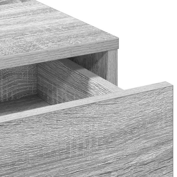 Тоалетка с чекмедже Сив Сонома 50 x 41 x 140 см Инженерно дърво