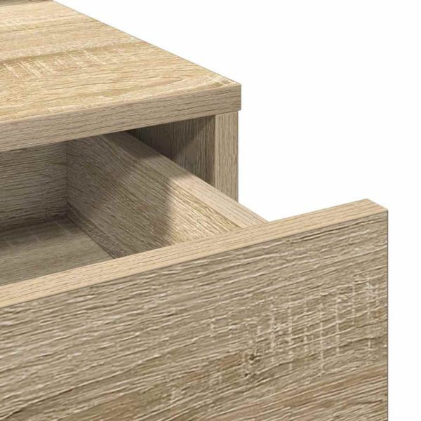 Тоалетка с рафт Сонома дъб 100 x 41 x 140 см Инженерно дърво