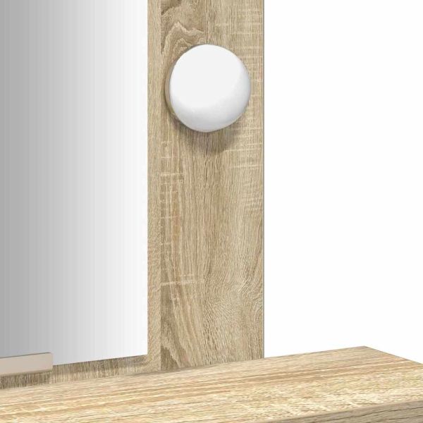 Тоалетка с чекмедже Кафяво 50 x 41 x 140 см Инженерно дърво