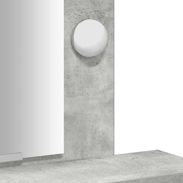 Тоалетка с чекмедже Сив 50 x 41 x 140 см Инженерно дърво