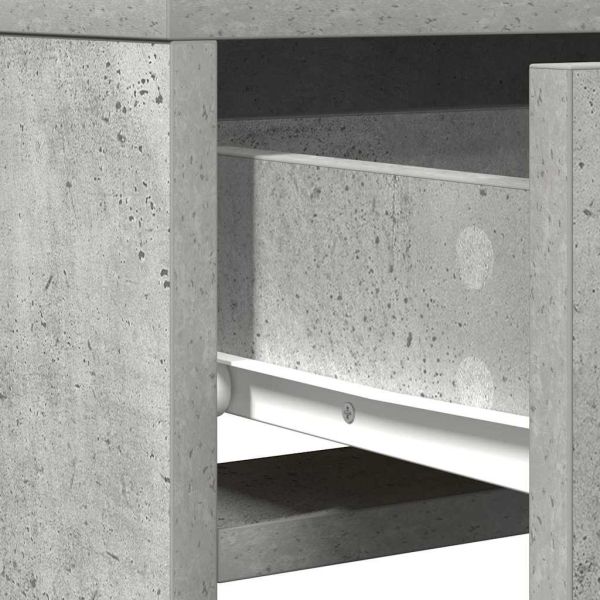 Тоалетка с чекмедже Сив 50 x 41 x 140 см Инженерно дърво