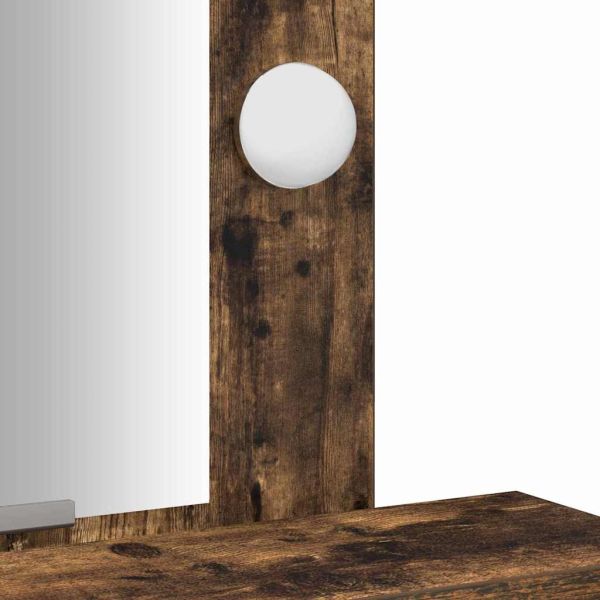 Тоалетка с чекмедже Кафяво 50 x 41 x 140 см Инженерно дърво