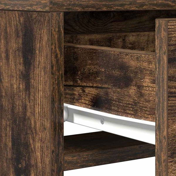 Тоалетка с чекмедже Кафяво 50 x 41 x 140 см Инженерно дърво