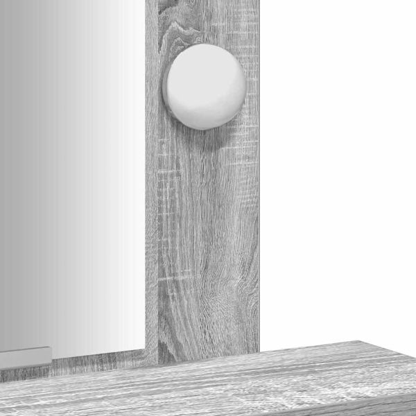 Тоалетка с чекмедже Сив 50 x 41 x 140 см Инженерно дърво