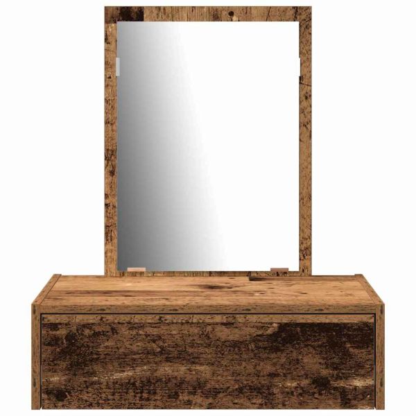 Тоалетка с чекмедже Кафяво 60 x 40 x 70 см Инженерно дърво