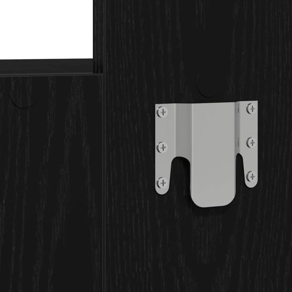 Тоалетка с чекмедже Черно 83 x 40 x 70 см Инженерно дърво