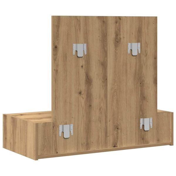 Тоалетка с чекмедже Кафяво 83 x 40 x 70 см Инженерно дърво