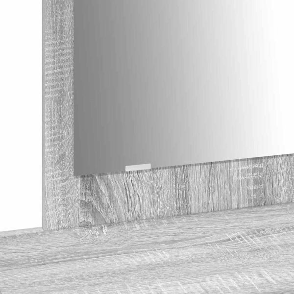 Тоалетка с чекмедже Сив 100 x 40 x 70 см Инженерно дърво