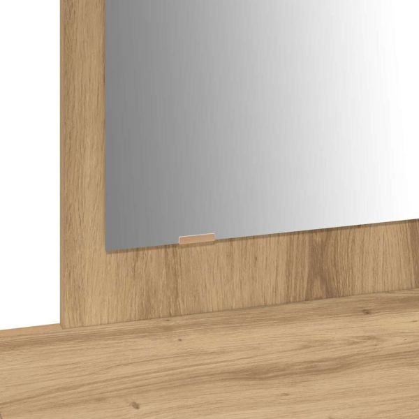 Тоалетка с чекмедже Кафяво 100 x 40 x 70 см Инженерно дърво