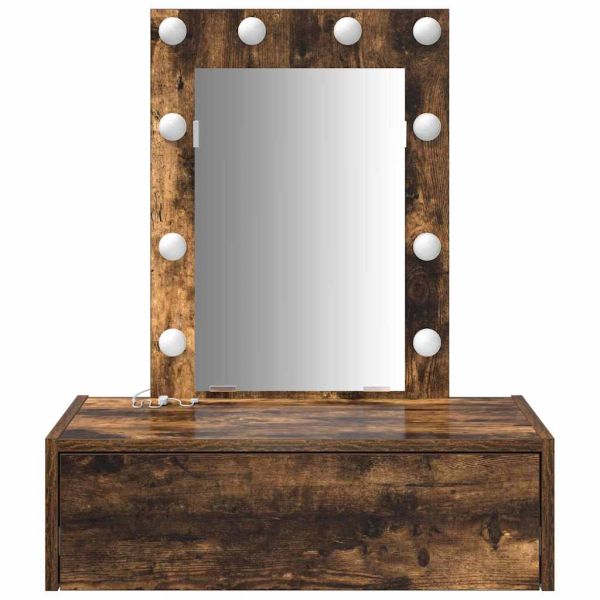 Тоалетка с чекмедже Кафяво 60 x 40 x 70 см Инженерно дърво