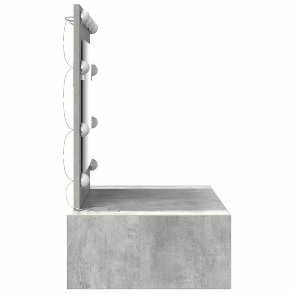 Тоалетка с чекмедже Сив 83 x 40 x 70 см Инженерно дърво