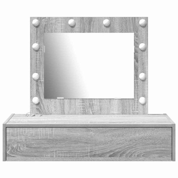 Тоалетка с чекмедже Сив 83 x 40 x 70 см Инженерно дърво