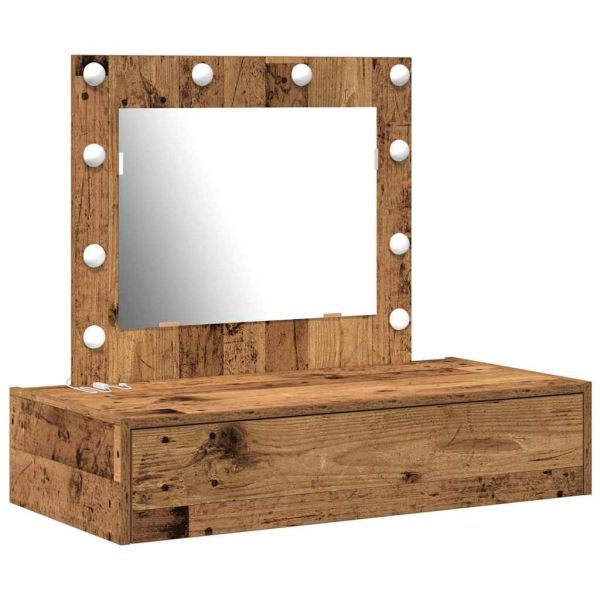 Тоалетка с чекмедже Кафяво 83 x 40 x 70 см Инженерно дърво