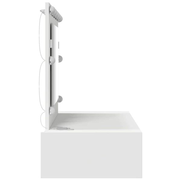 Тоалетка с чекмедже Бяло 100 x 40 x 70 см Инженерно дърво