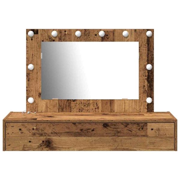 Тоалетка с чекмедже Кафяво 100 x 40 x 70 см Инженерно дърво